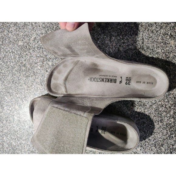 BIRKENSTOCK FEAR OF GOD LOS FELIZ SUEDE SUEDE LEATHER SIZE 39 - Picture 5 of 7